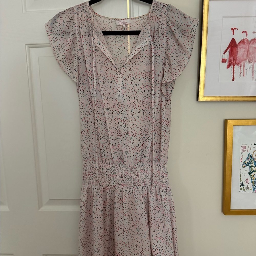 Parker Multicolor Polka Dot Dress